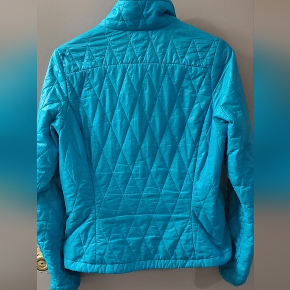Patagonia Women's Teal Quilted Lightweight Puffer Jacke Sz S - Picture 2 of 6